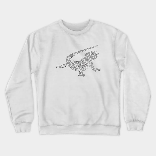 Mandala Bearded dragon Crewneck Sweatshirt by RosaliArt